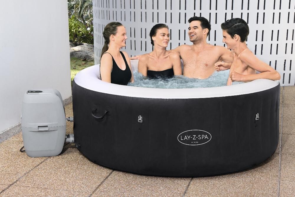Bestway LAY-Z-SPA Miami AirJet 60001 sūkurinis baseinas 2-4